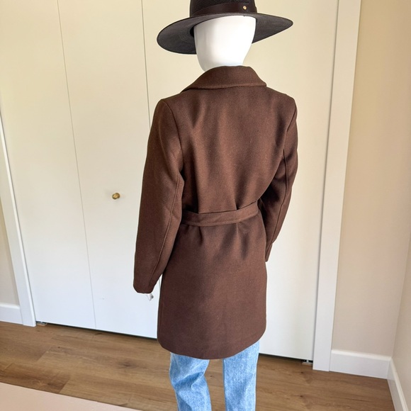 H&M Divided Brown Trench Coat with Belt - Picture 5 of 10